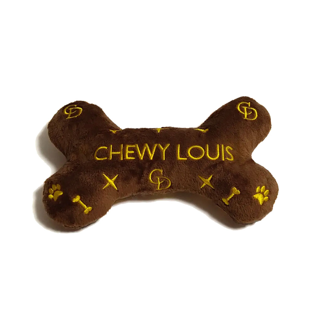 Dog Toy - Chewy Vuiton Bone