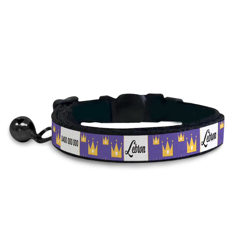 Cat Collar - Regal Crown in a Variety of Colours