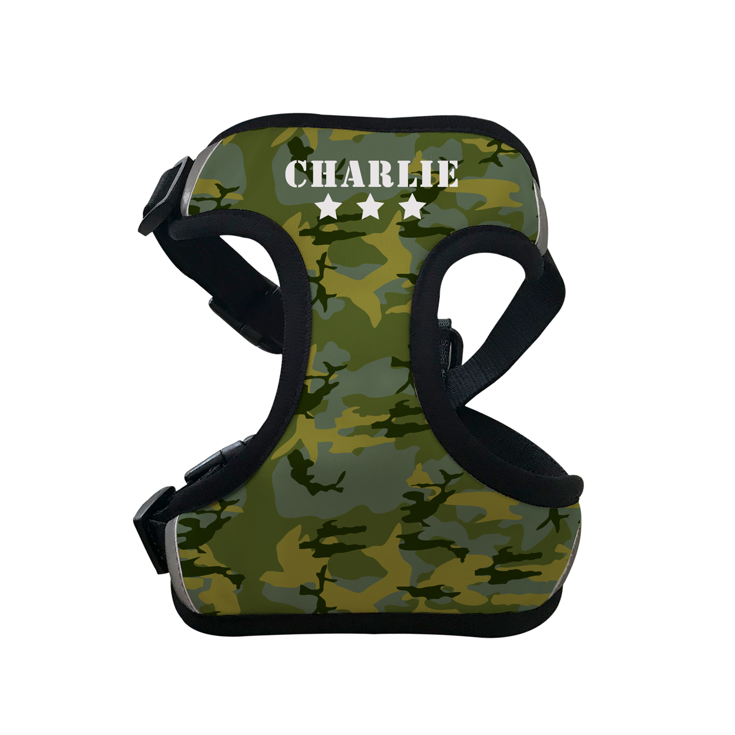 Personalised Pet Harness - Camo