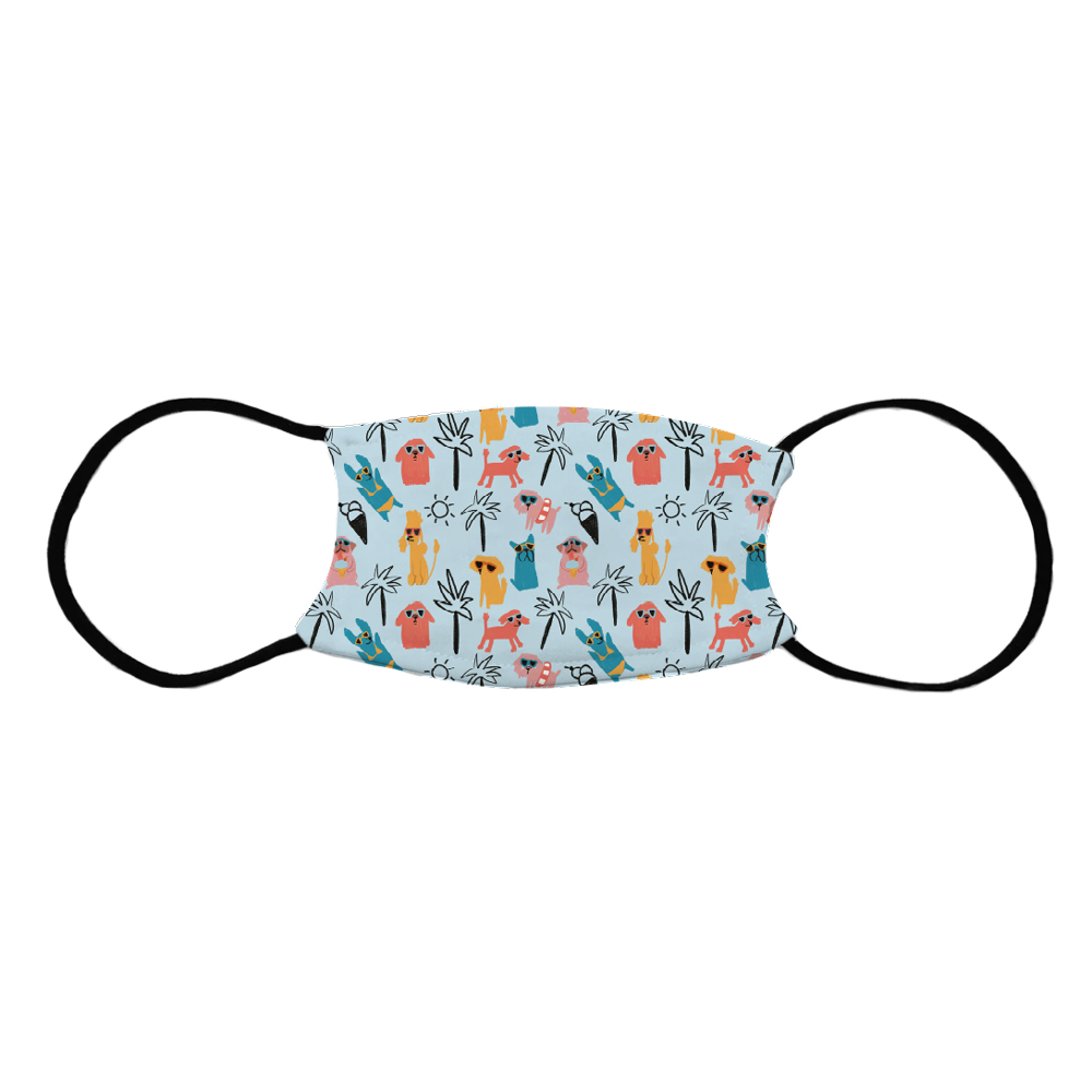 Face Mask - Summer Dogs
