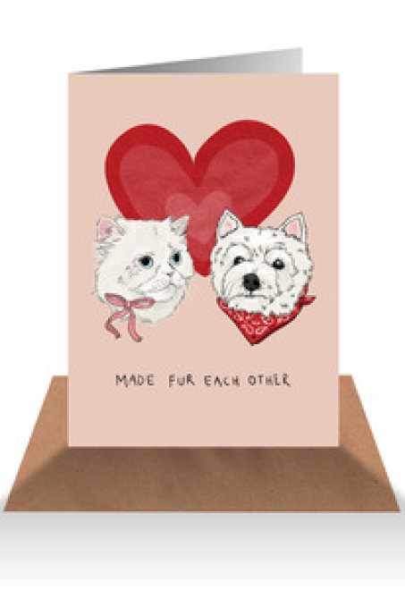 Made Fur Each other Card